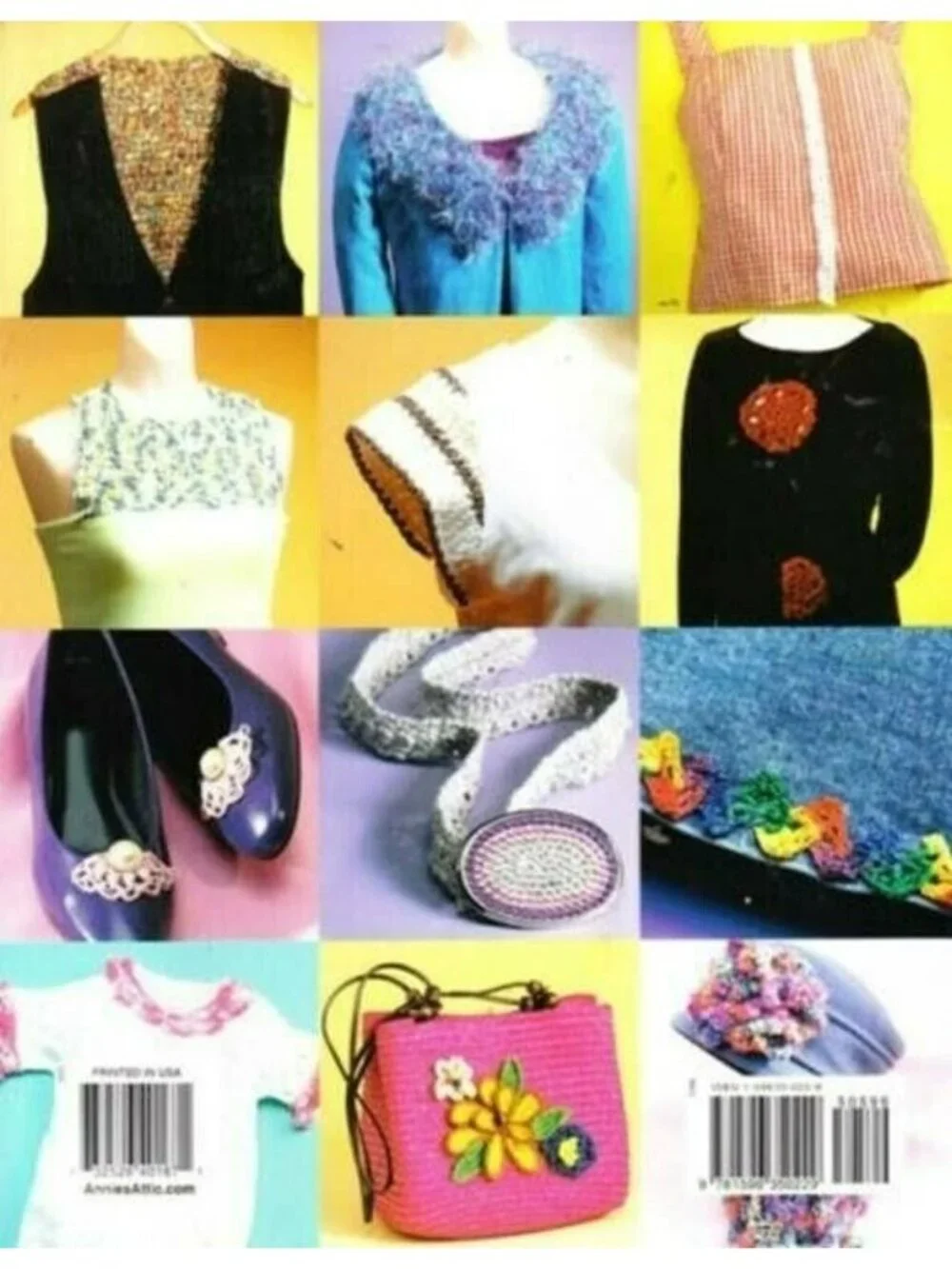Crochet Annies Attic Trendy Boutique Clothing Accents Patterns Booklet #875509